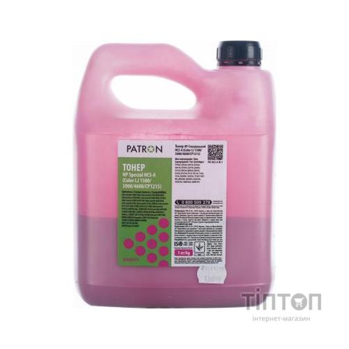 Тонер HP CLJ 1500/3000/4600/CP1215 HCS-A 1кг MAGENTA Patron (PN-HCS-A-M-1)