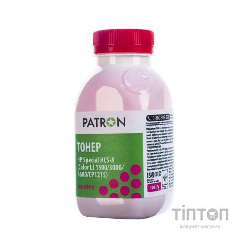 Тонер HP CLJ 1500/3000/4600/CP1215) MAGENTA 100г Patron (HCS-A-M-100)