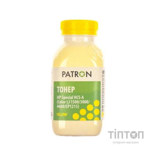 Тонер HP CLJ 1500/3000/4600/CP1215) YELLOW 100г Patron (HCS-A-Y-100)