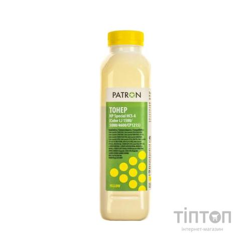 Тонер HP CLJ 1500/3000/4600/CP1215) YELLOW 250г Patron (HCS-A-Y-250)