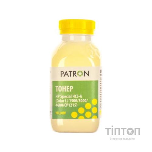 Тонер HP CLJ 1500/3000/4600/CP1215) YELLOW 50г Patron (HCS-A-Y-050)