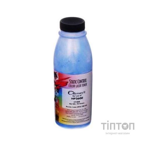 Тонер HP CLJ 2600/2605/1600 Canon LBP 5000/5100 Cyan Static Control (TRHP26-100B-COS)