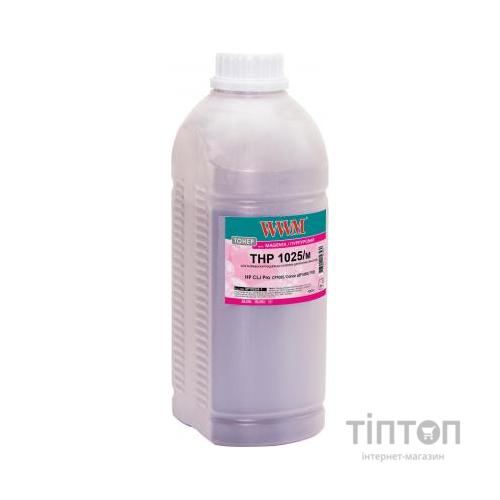 Тонер HP CLJ CP1025/Canon LBP 5050/7100 , 1000г Magenta WWM (HP1025M-1)
