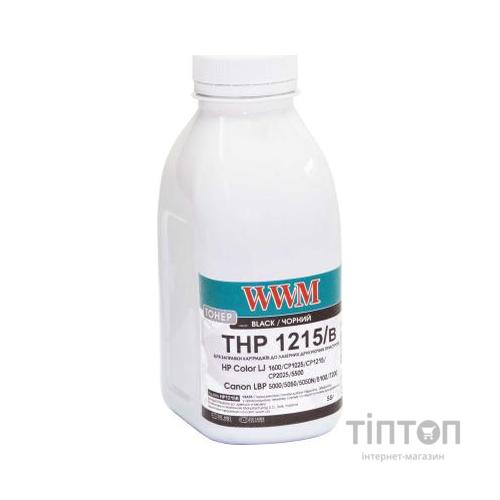 Тонер HP CLJ CP1215/CP1515/CM1312 , 55г Black WWM (HP1215B)