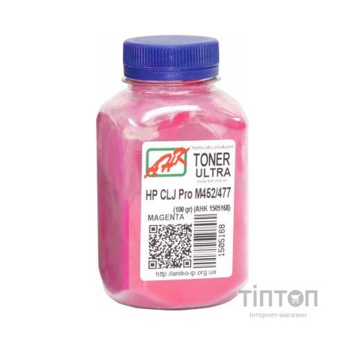 Тонер HP CLJ Pro M452/477, 100г Magenta ULTRA COLOR AHK (1505168)