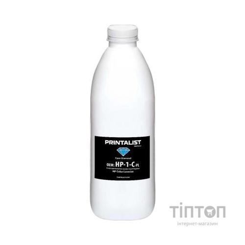Тонер HP CLJ Universal 1000г Cyan Printalist (HP-1-C-PL)