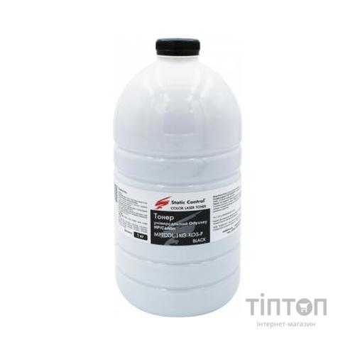 Тонер HP CLJ universal 1кг, фасовка, Black Static Control (MPTCOL-1KG-KOS-P)