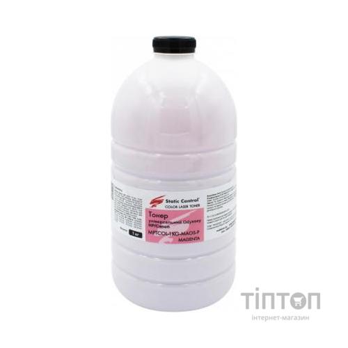 Тонер HP CLJ universal 1кг, фасовка, magenta Static Control (MPTCOL-1KG-MAOS-P)