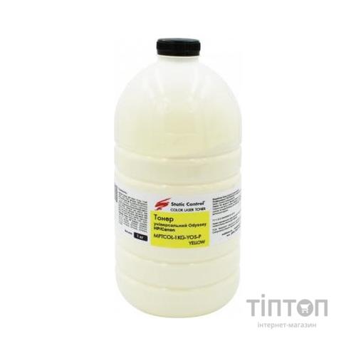 Тонер HP CLJ universal 1кг, фасовка, yellow Static Control (MPTCOL-1KG-YOS-P)
