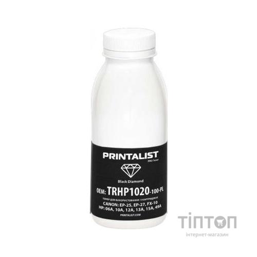 Тонер HP LJ 1010/1020/1022 , 100г Black Printalist (TRHP1020-100-PL)