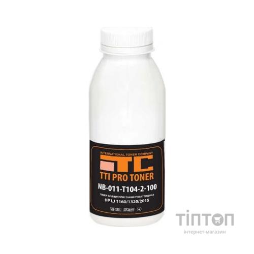 Тонер HP LJ 1160/1320/2015, 100г Black TTI (NB-011-T104-2-100)
