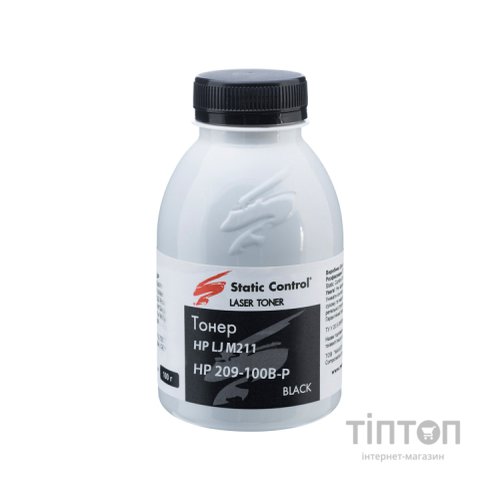 Тонер HP LJ M211 100г фасовка Static Control (HM209-100B-P)