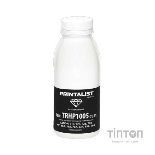 Тонер HP LJ P1005/1006/1505, 75г Black Printalist (TRHP1005-75-PL)
