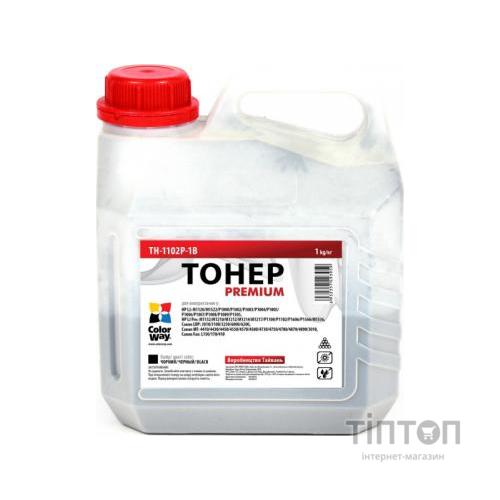 Тонер HP LJ P1102/P1606/Canon 725/728 (1kg) Premium ColorWay (TH-1102P-1B) 1 кг