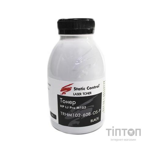 Тонер HP LJ Pro M102 60г Static Control (TRHM102-60B-OS-P)