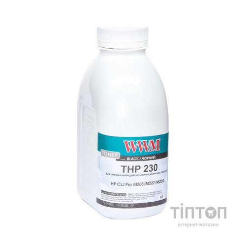 Тонер HP LJ Pro M203/M227/M230, 60г Black WWM (WWM-CF230-60)