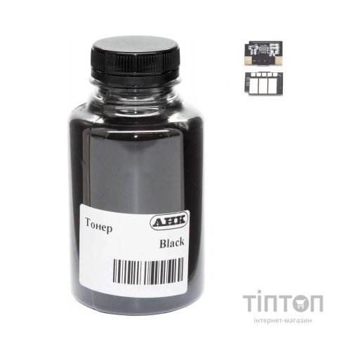 Тонер HP Neverstop Laser 1000/MFP 1200, 75г Black+chip AHK (3203848)