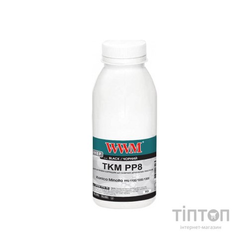 Тонер Konica Minolta PP8/1100/1200/1300, 90г Black WWM (WWM-PP8-90)