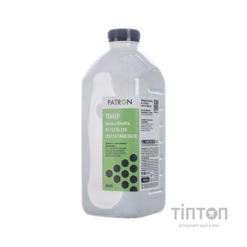Тонер KONICA MINOLTA TN114/106B/302B, 410г Patron (PN-MDI152-410)