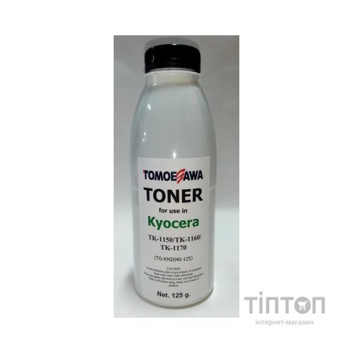 Тонер KYOCERA TK-1150/TK-1160/TK-1170, 125г Tomoegawa (TG-KM2040-125)