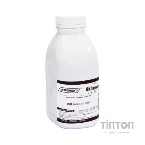Тонер OKI B401/B441/B451, 75г Black IPM (TDOUNVR-75)