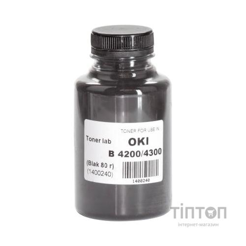 Тонер OKI B4200/B4300, 80г Black TonerLab (1400240)