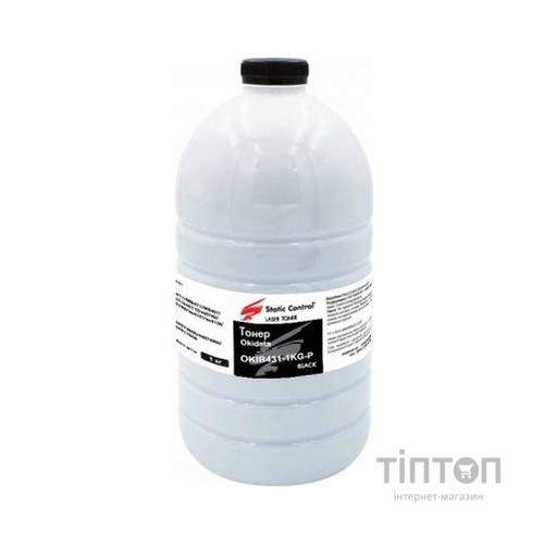 Тонер Oki B431 1кг, фасовка Static Control (OKIB431-1KG-P)
