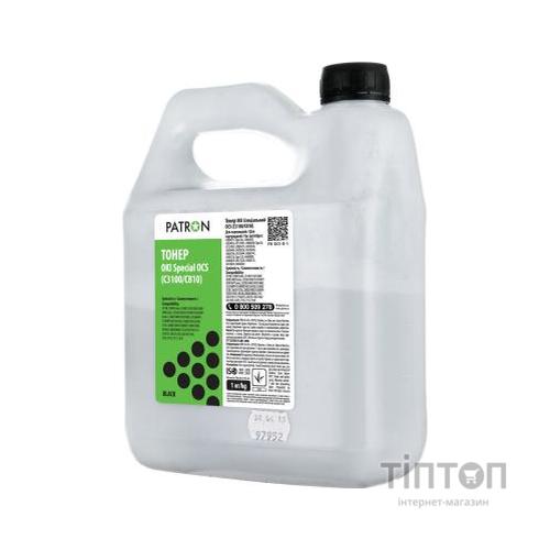 Тонер OKI C3100/C810 1кг BLACK OCS Patron (PN-OC3100-B-1)