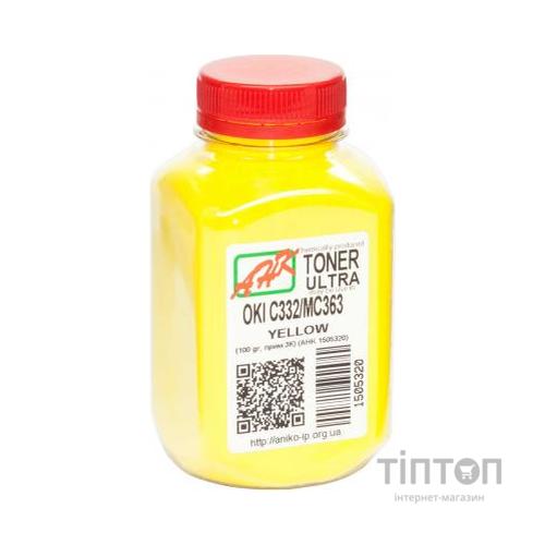Тонер OKI C332/MC363, 100г Yellow AHK (1505320)