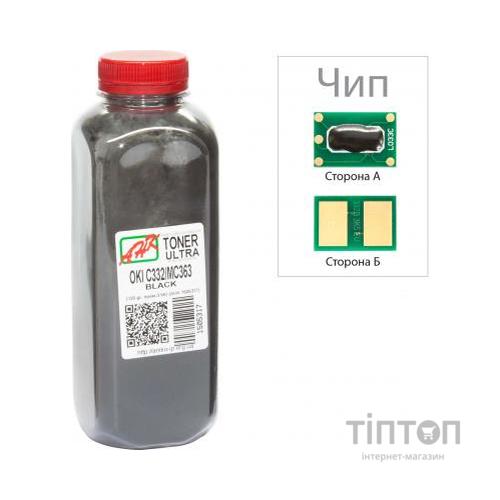 Тонер OKI C332/MC363, 120г Black+chip AHK (1505321)