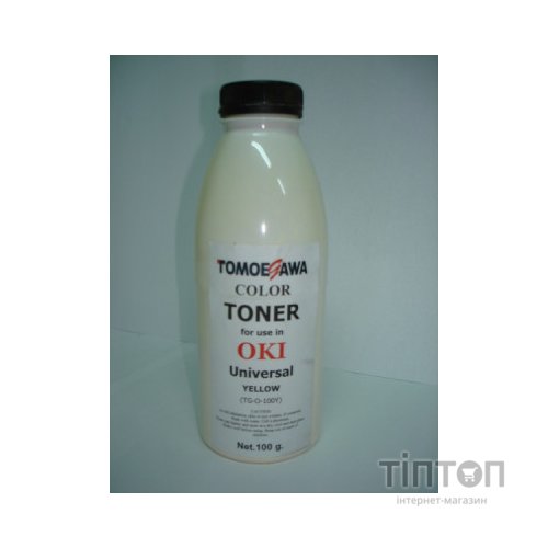 Тонер OKI UNIVERSAL, 100г Yellow Tomoegawa (TG-O-100Y)