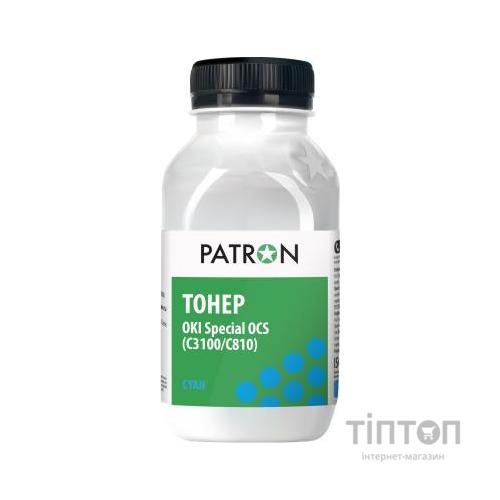 Тонер PATRON OKI C3100/C3200/C810 CYAN 50г OCS (OCS-C-050)