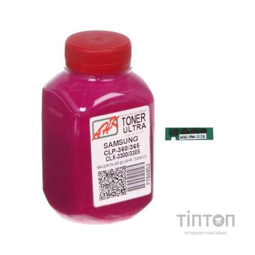 Тонер Samsung CLP-360/365/CLX-3300, 40г, 1K Magenta AHK (1505415)