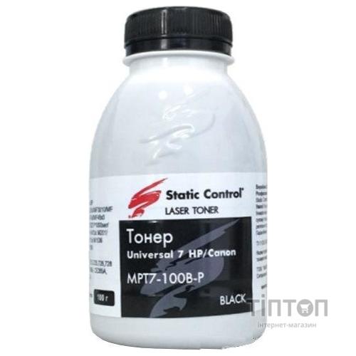 Тонер SCC (MPT7-100B-P) HP LJ универсальный Black 100г
