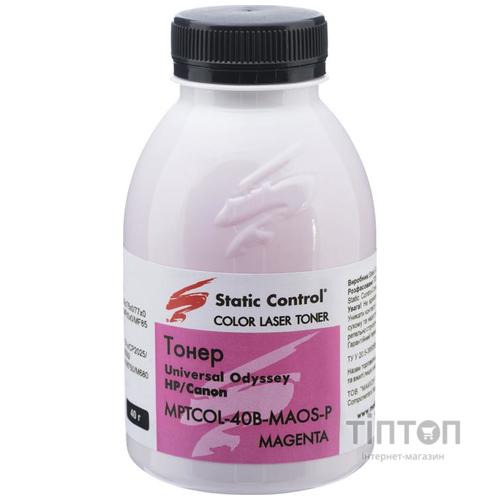 Тонер SCC (MPTCOL-40B-MAOS-P) HP LJ Universal Magenta 40г