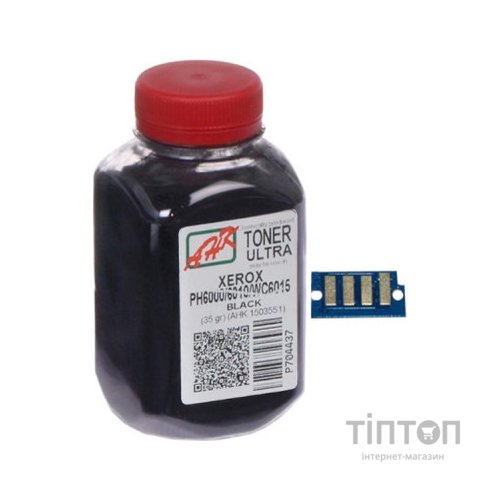 Тонер Xerox Ph 6000/6010 black 35g, +chip reg.2&4 AHK (1500255)