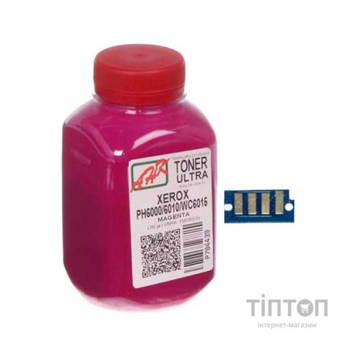 Тонер Xerox Ph6000/6010,20г Magenta+chip reg2/4 AHK (1500257)