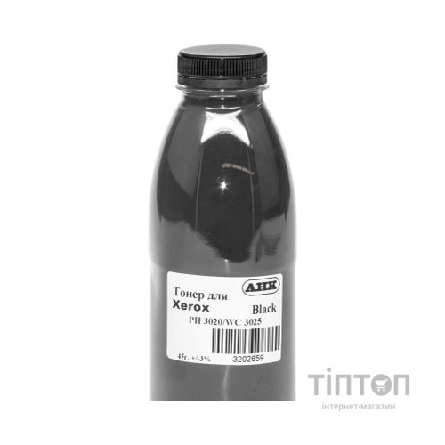 Тонер Xerox Phaser 3020/WC 3025, 45г Black +chip AHK (3202660)