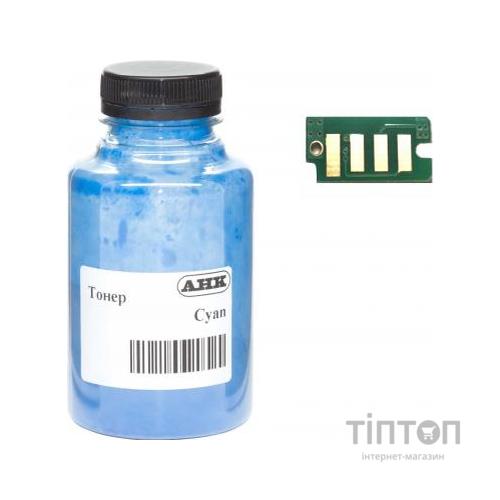 Тонер Xerox Phaser 6500 50г Cyan +chip AHK (3202897)