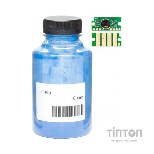 Тонер Xerox Phaser 6510, 130г, Cyan +chip AHK (3203667)