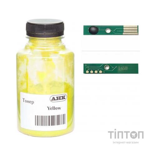 Тонер Xerox Phaser 6600 120г Yellow +chip AHK (3202903)