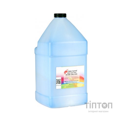 Тонер Xerox VersaLink C500/C600 1кг cyan Static Control (XC500-1KG-COS)