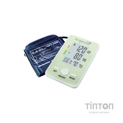 Тонометр Longevita Авт.вимір.артер.тиску LONGEVITA BP-102 Авт. вимір. артер. тиску (BP-102)