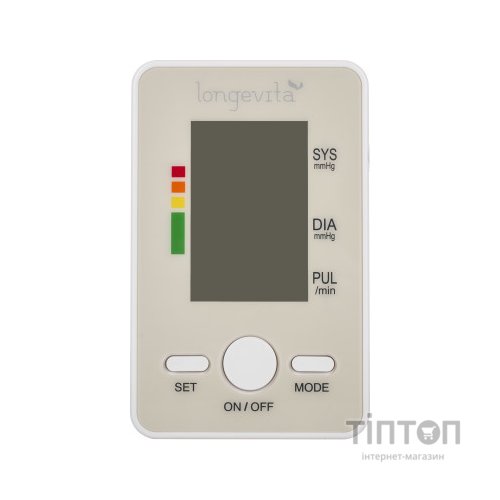 Тонометр Longevita Авт.вимір.артер.тиску LONGEVITA BP-102 Авт. вимір. артер. тиску (BP-102)