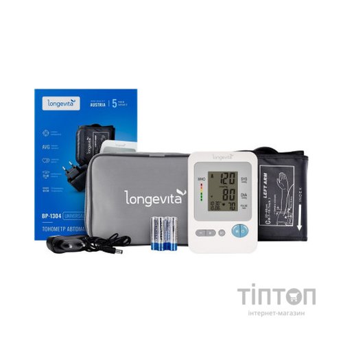 Тонометр Longevita Авт.вимір.артер.тиску LONGEVITA BP-1304 Авт.вимір.артер.тиску (BP-1304)