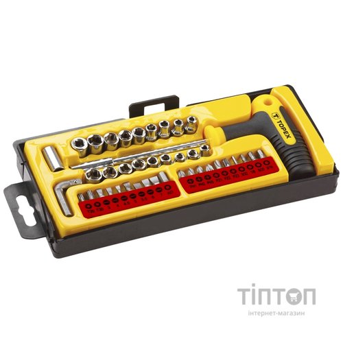 Набір біт Topex з бітами і тримачем41 шт (39D369)