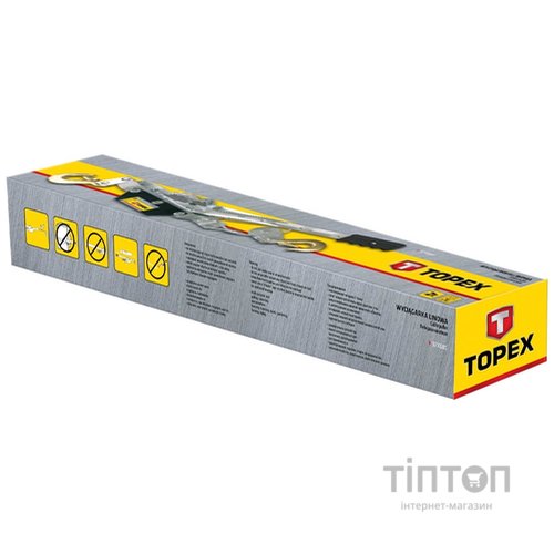 Лебідка Topex канатна TOPEX, з храповим гальмом, 2т (97X080)