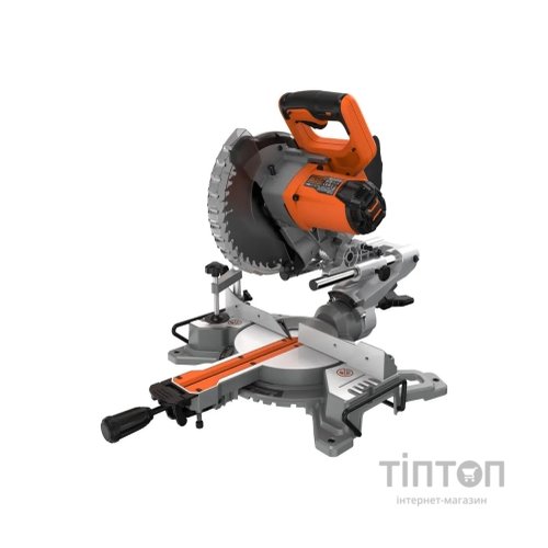 Торцювальна пила Black&Decker 1500 Вт, диск 216х30 мм, 4700 об/хв, XPS, вага 15 кг (BES701)