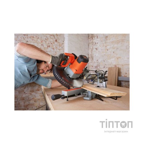 Торцювальна пила Black&Decker 2100 Вт, диск 254х30 мм, 5000 об/хв, XPS, вага 18.5 кг (BES710)