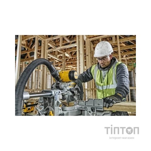 Торцювальна пила DeWALT 1675 Вт, диск 250х30 мм, 4000 об/хв, XPS, 22 кг (DWS727)